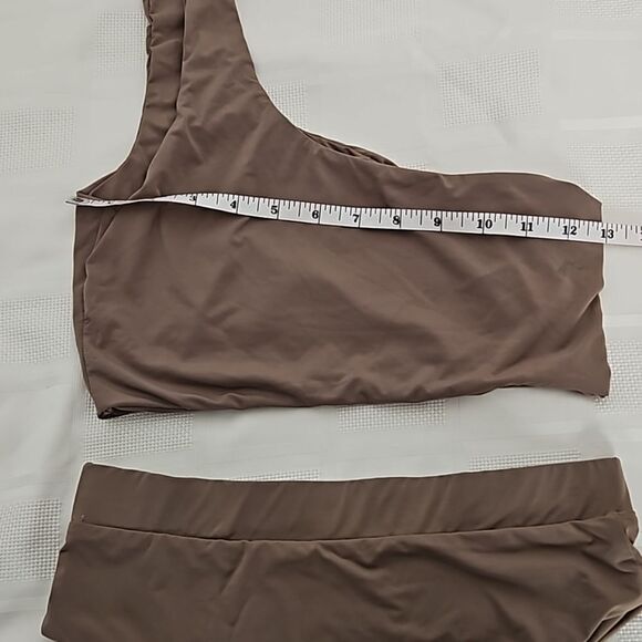 Myra Women's 2 Piece Swim Wear Small Chocolate Brown - Picture 7 of 16